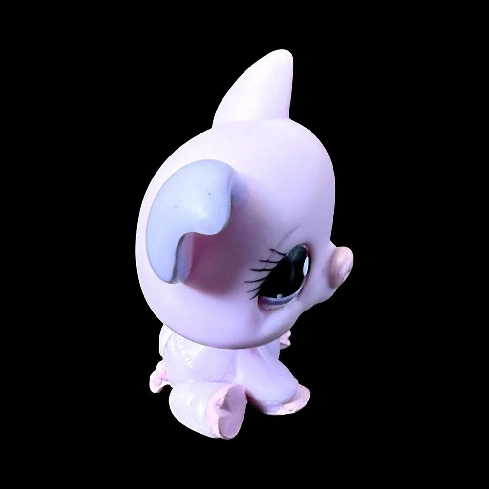 Littlest Pet Shop LPS #1256 Purple Pig Walmart Exclusive Rare