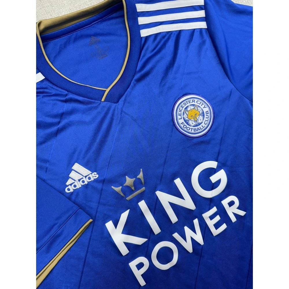 Adidas Leicester City King Power Jersey Small Blue Authentic Training Shirt