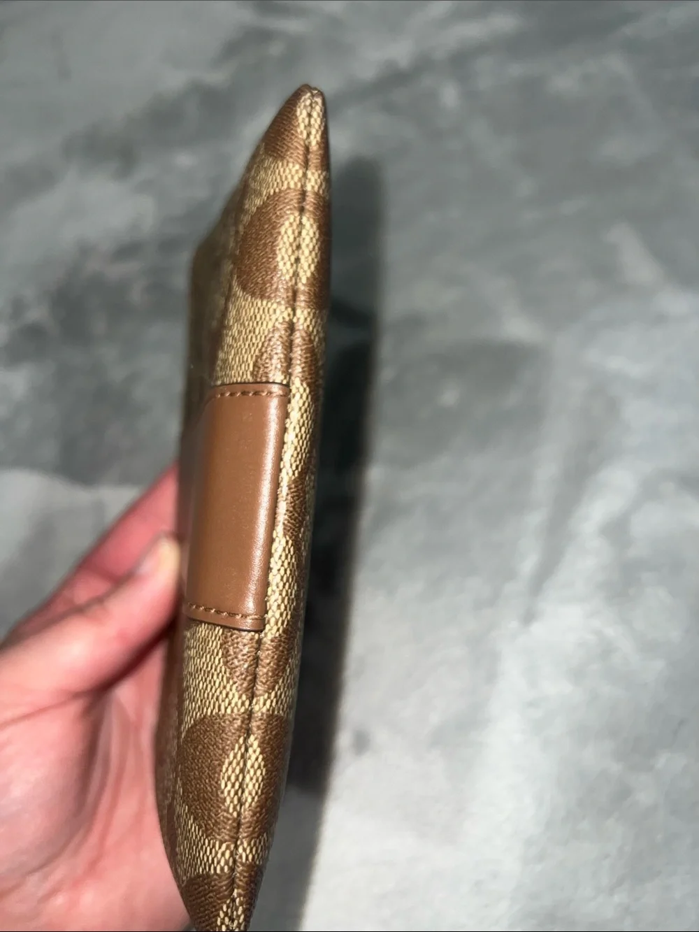 Coach call out leather