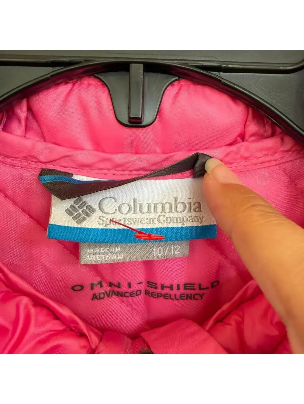 Columbia girls hooded