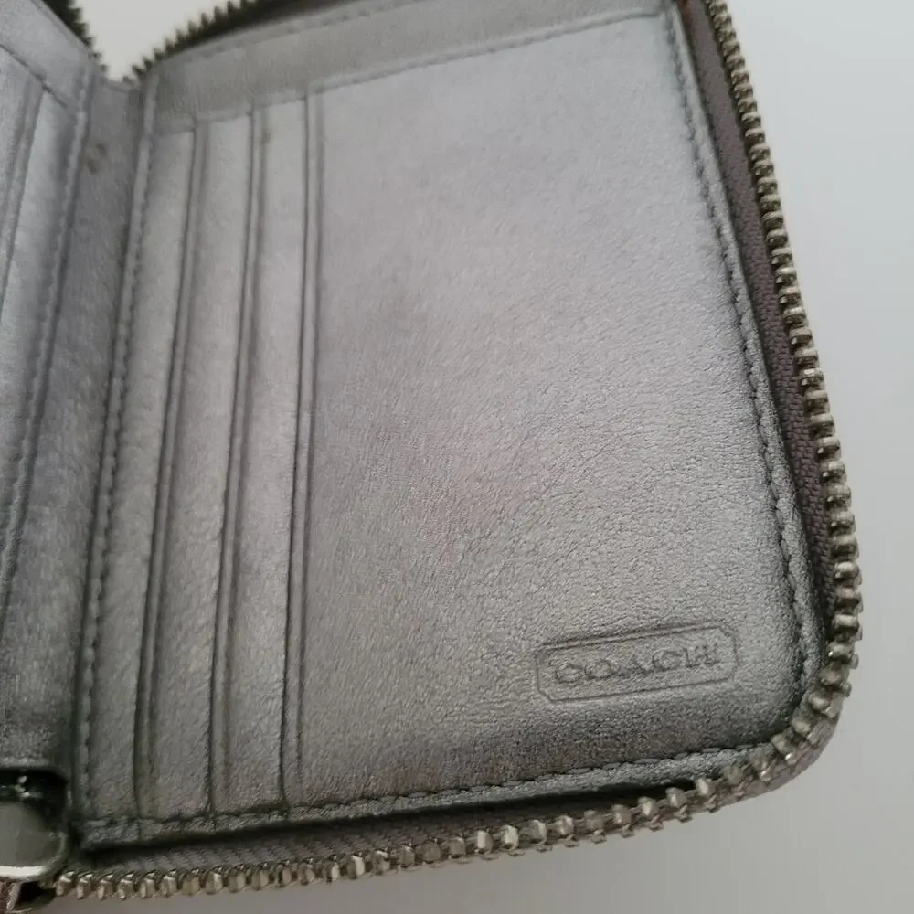 Coach wallet leather