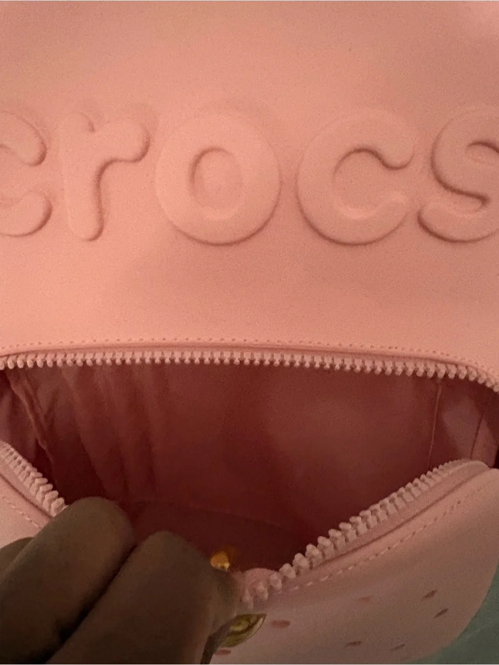 CROCS backpack shown