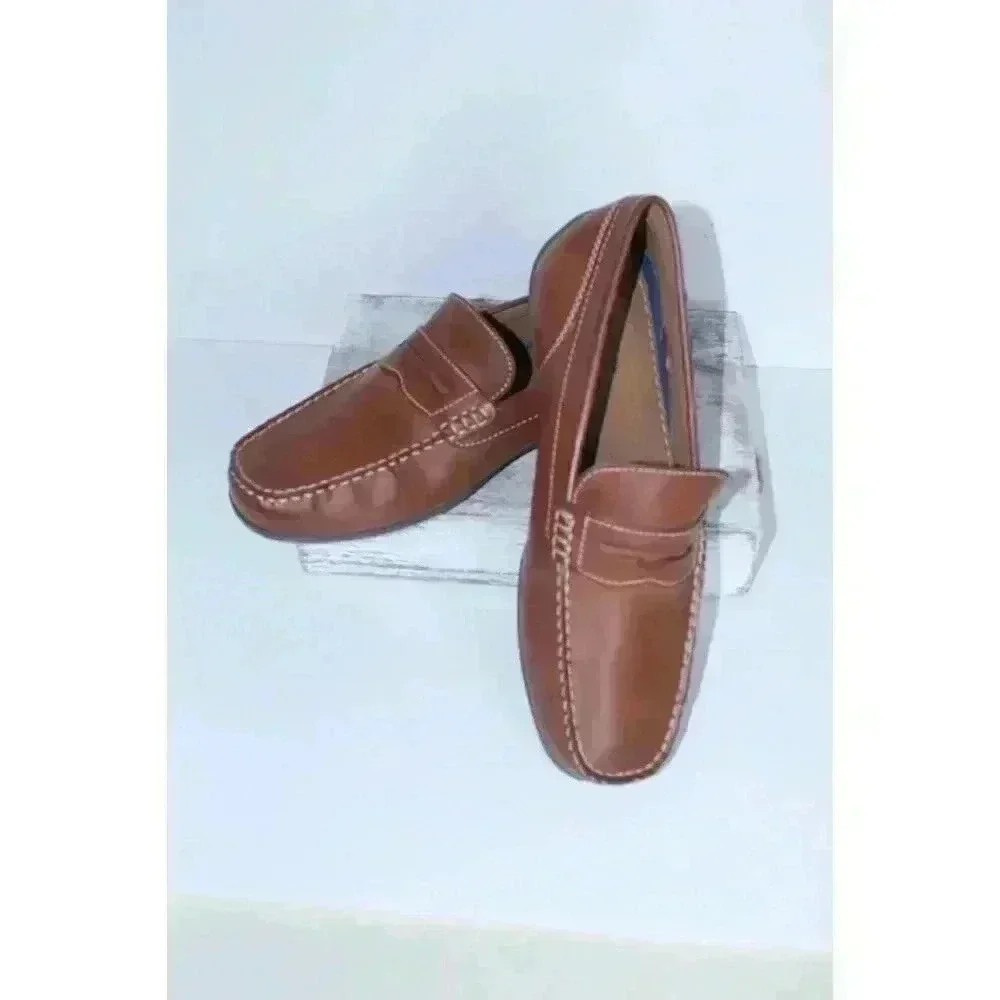 Stone Canyon Footwear Loafer Faux Leather‎ Easy Slip On Men's Shoe Size 10.5 NIB