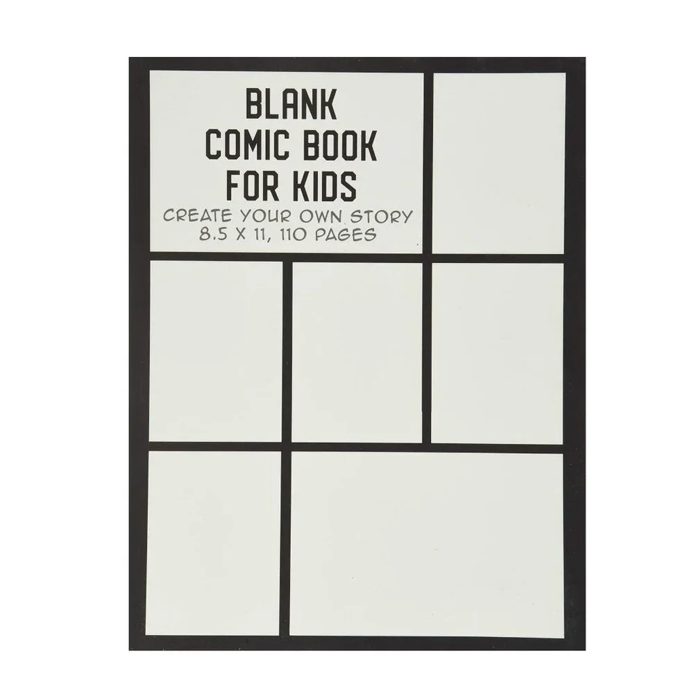NEW Blank Comic Book for Kids Create Your Own Story, Drawing Comics and Writing