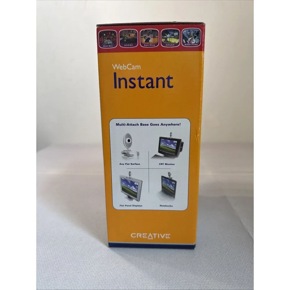 Vintage Creative Webcam Instant, Headset VF0040 VF0040WM‎ New In Box Video Voice