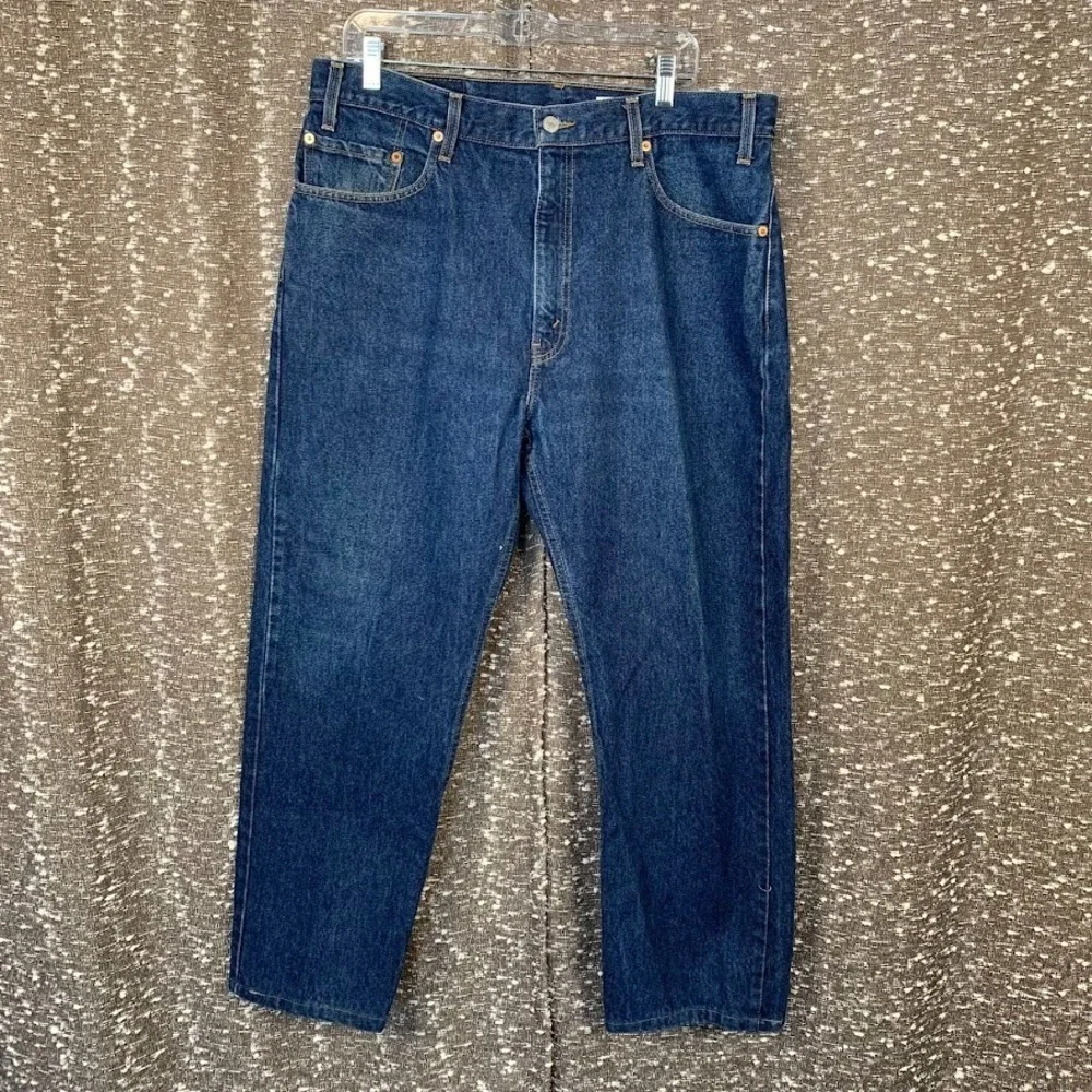 Vintage 90's Levi's 505‎ Regular Fit Straight Leg Blue Denim Jeans Men's 38x30