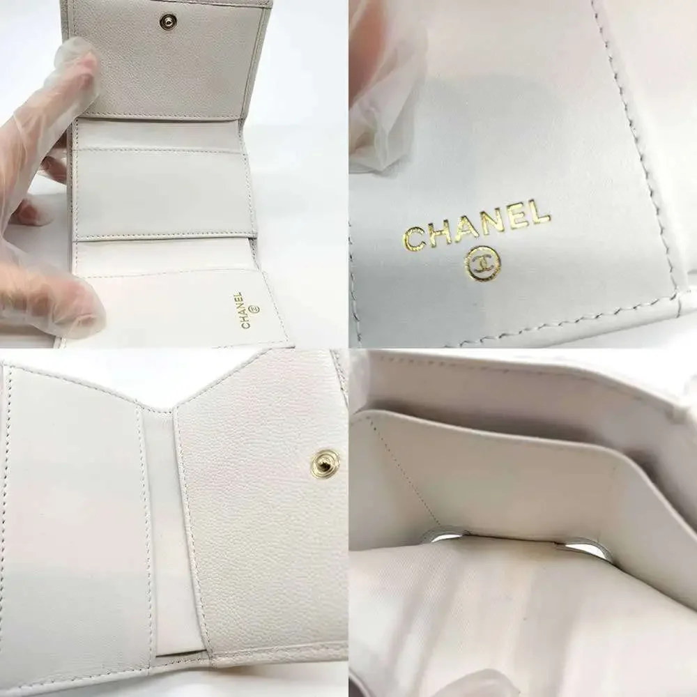CHANEL white caviar