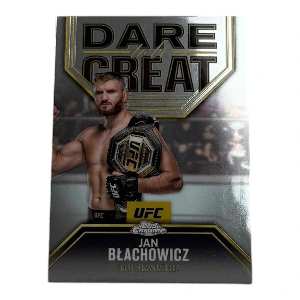 2024‎ Topps Chrome UFC Jan Blachowicz Dare to be Great Insert DBG-7 MMA Card
