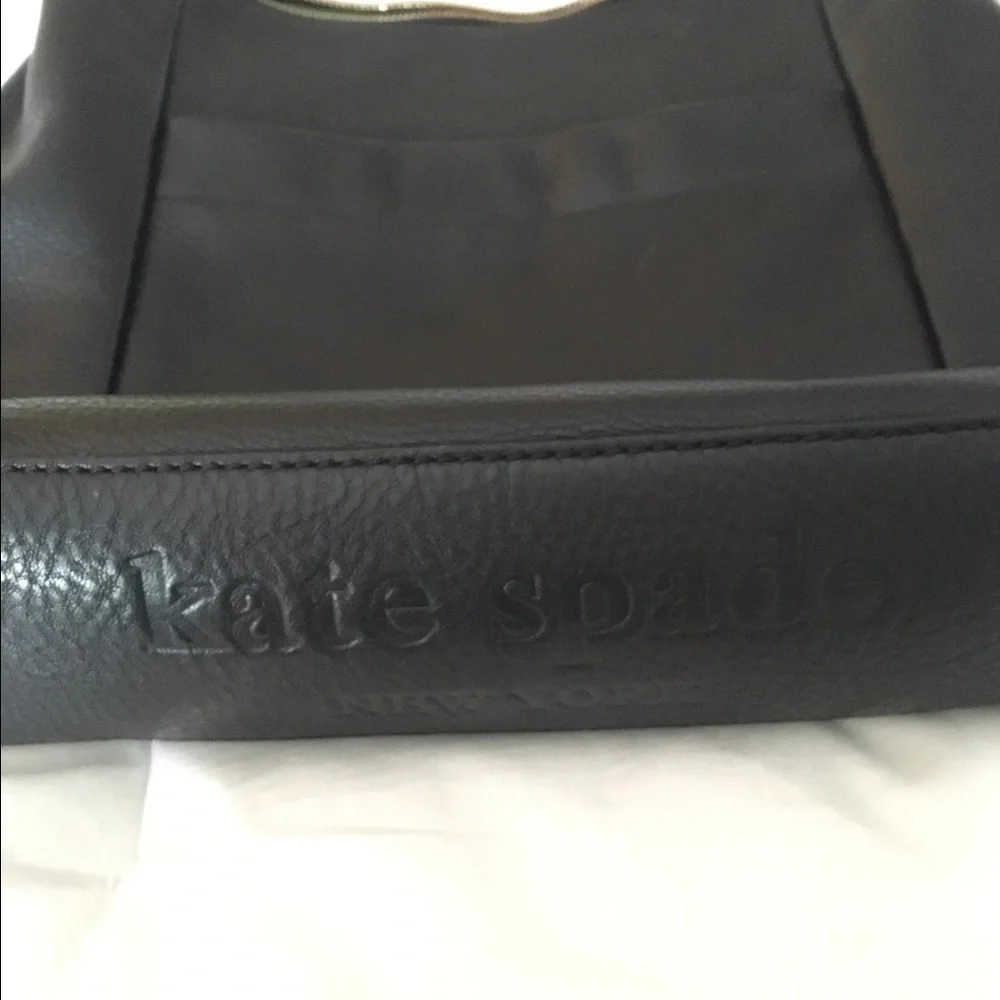 kate spade Black Leather Shoulder Bag