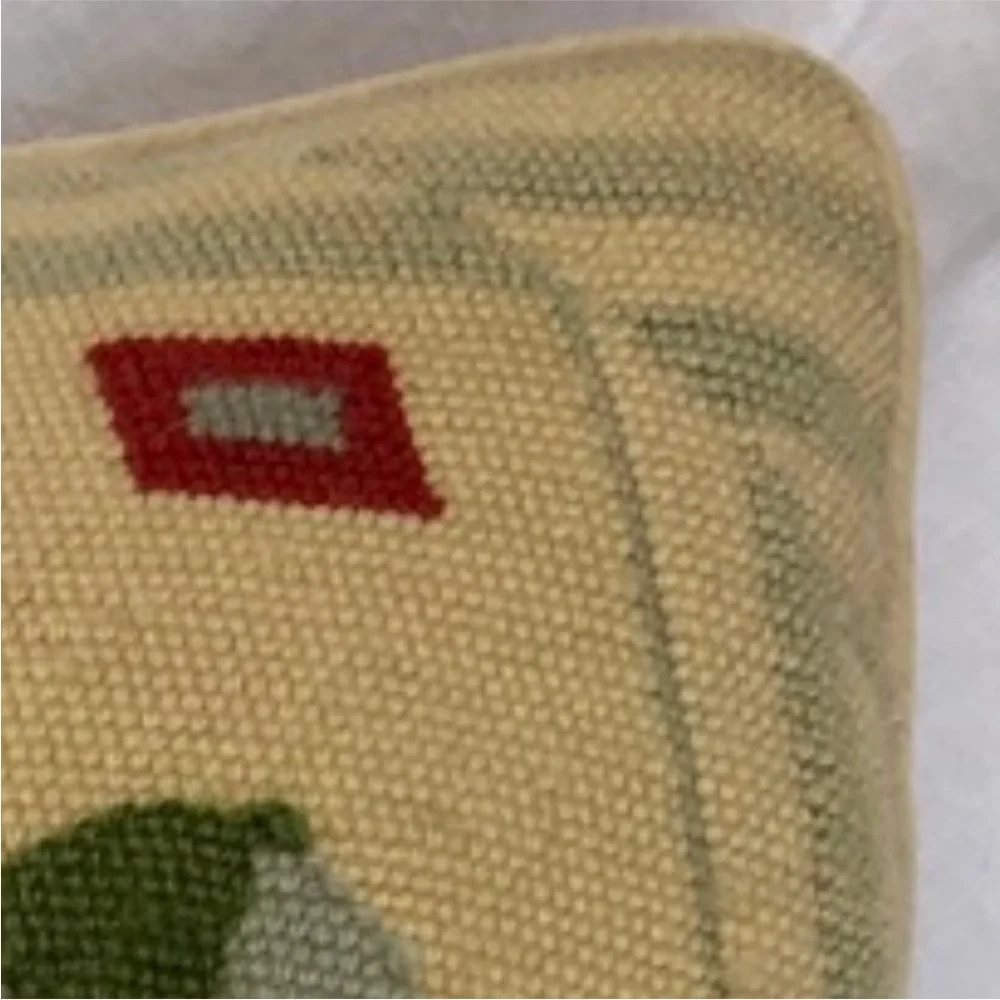 antique Needlepoint vintage antique