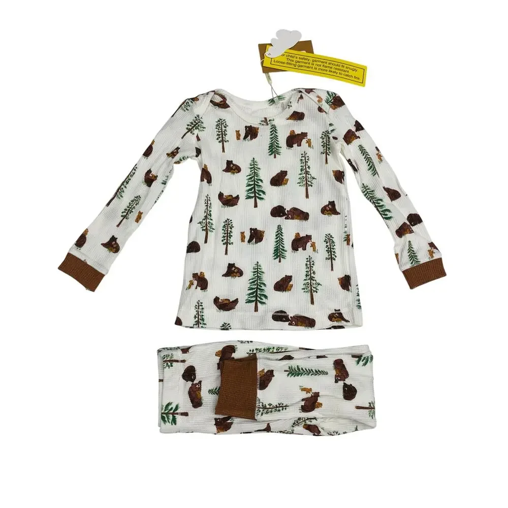 NWT Angel Dear 4T Brown Bear Loungewear