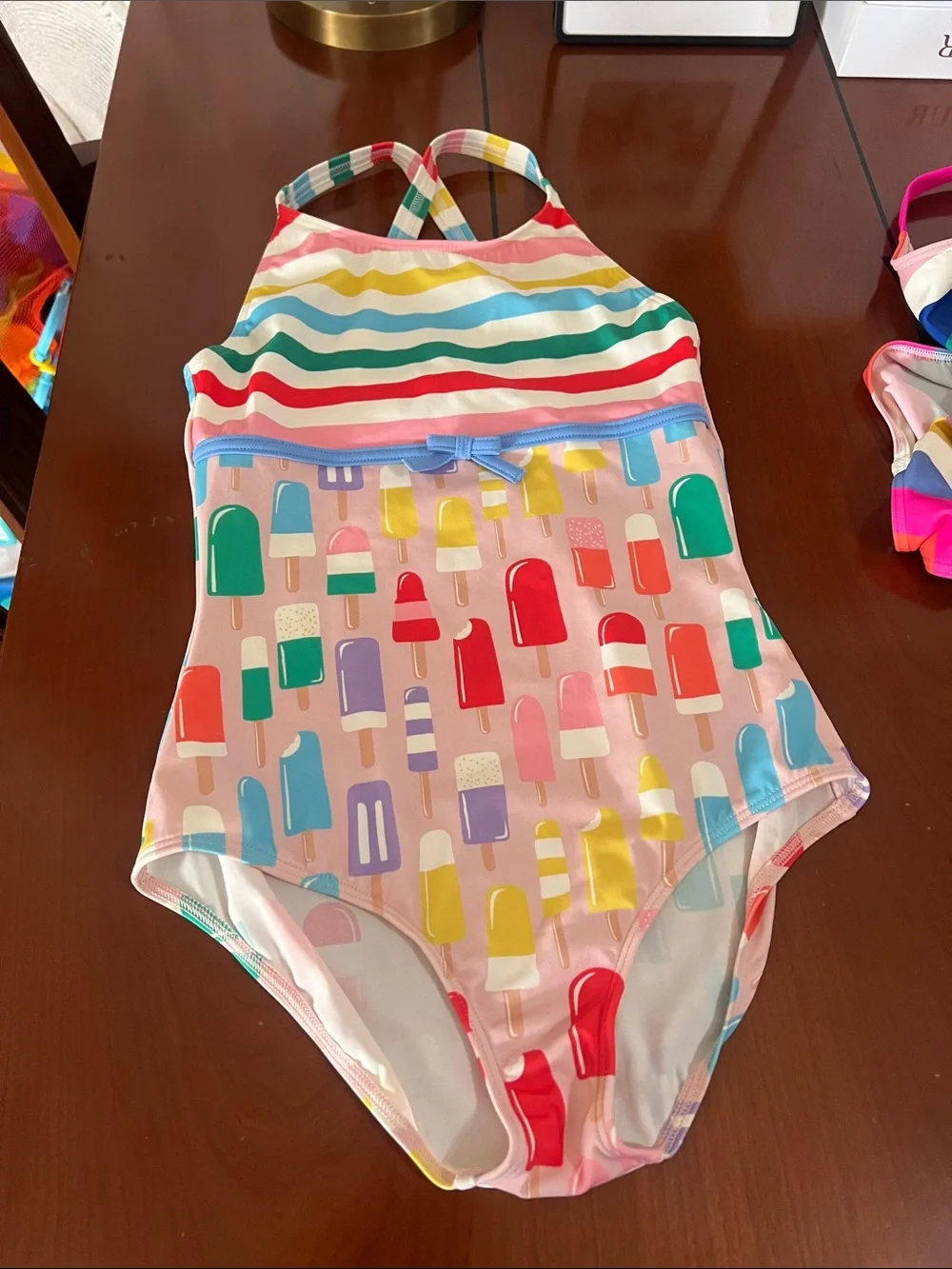 Mini Boden Swimsuit. Ice cream. Sz 11-12 years, 152 cm