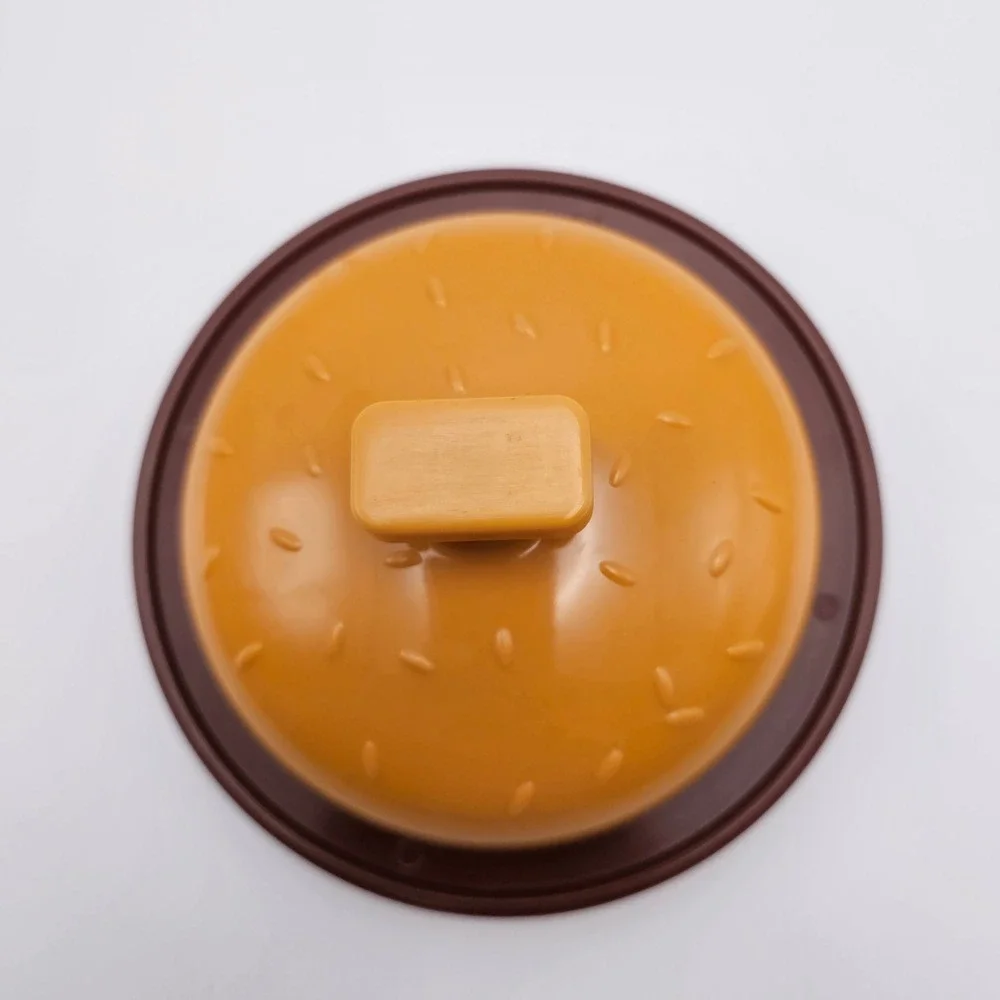 Charcoal Companion Burger Butter Dish Cover Lid Base 2005‎ Kitchenware