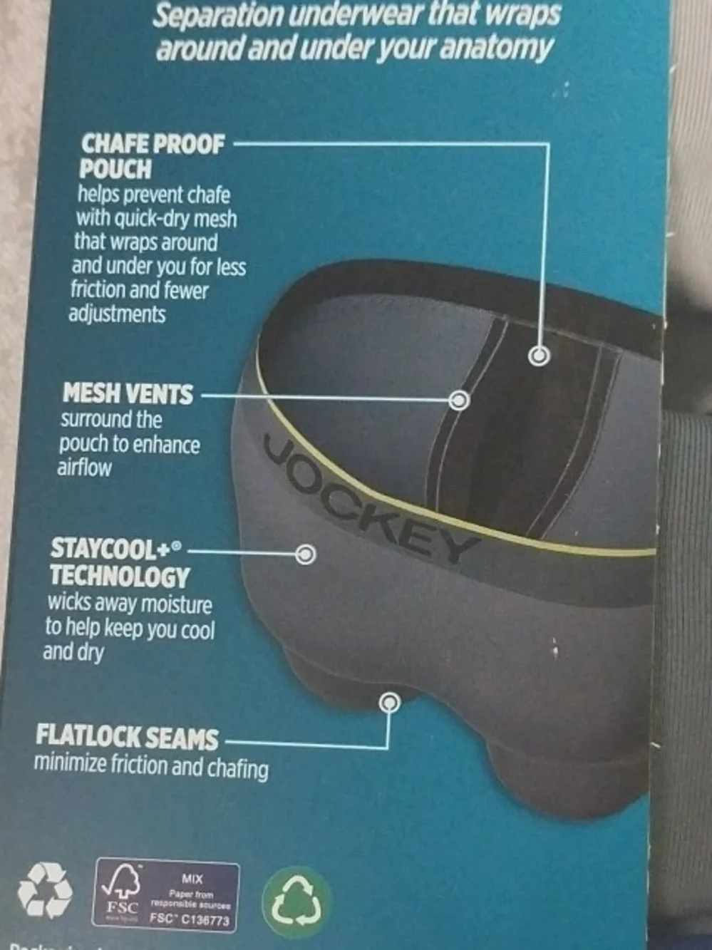 Jockey breathable microfiber