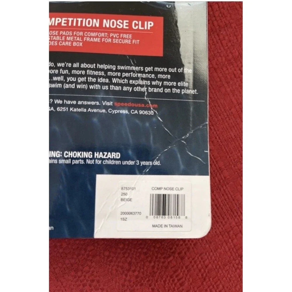 Speedo competition nose