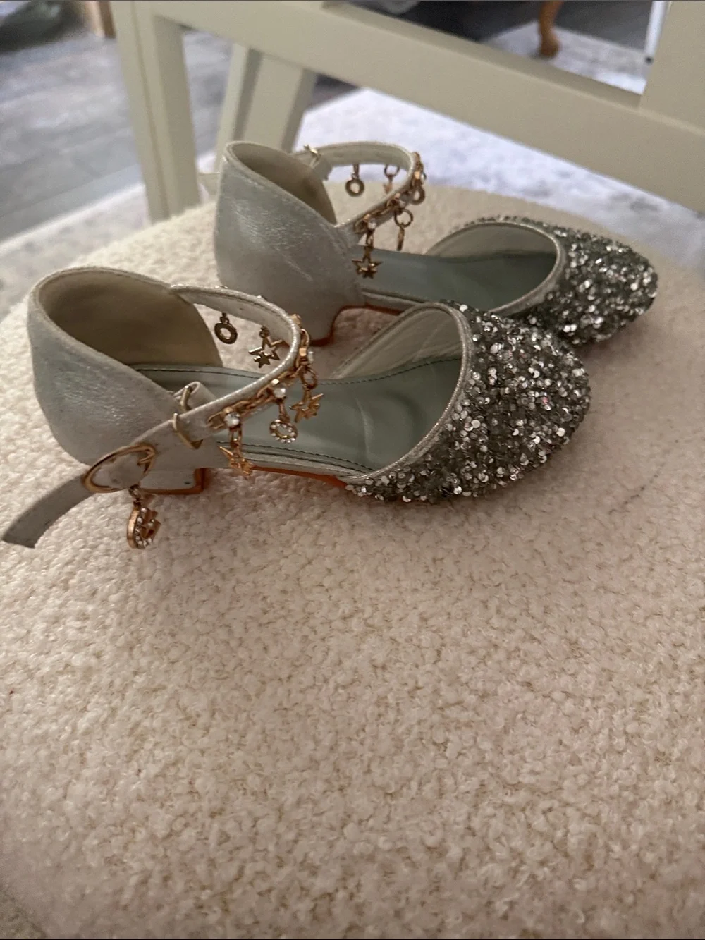 N/A sparkling silver