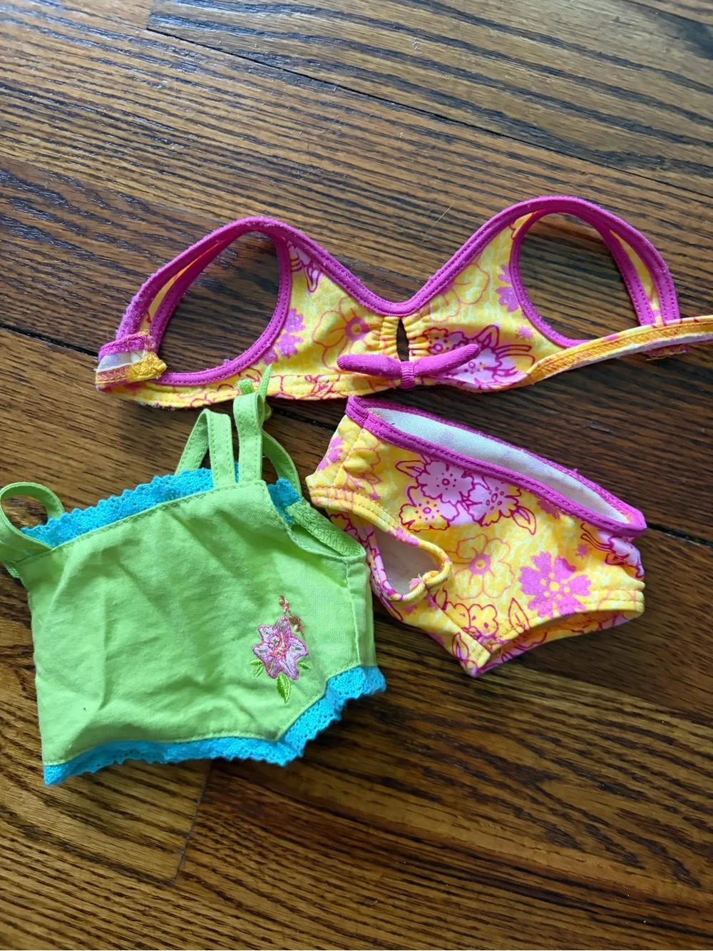 American girl swim and tank