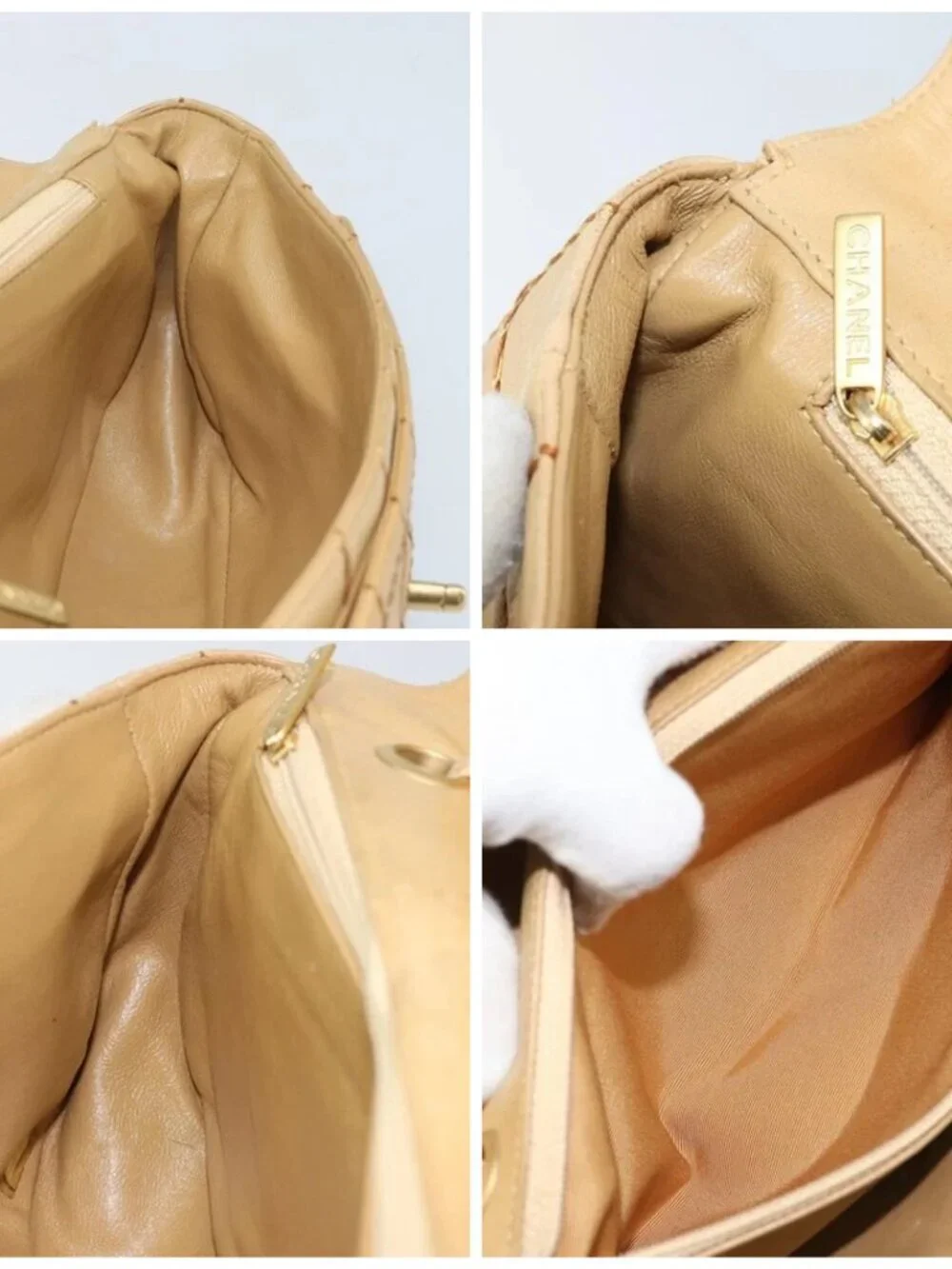 CHANEL brand	chanel color	beige