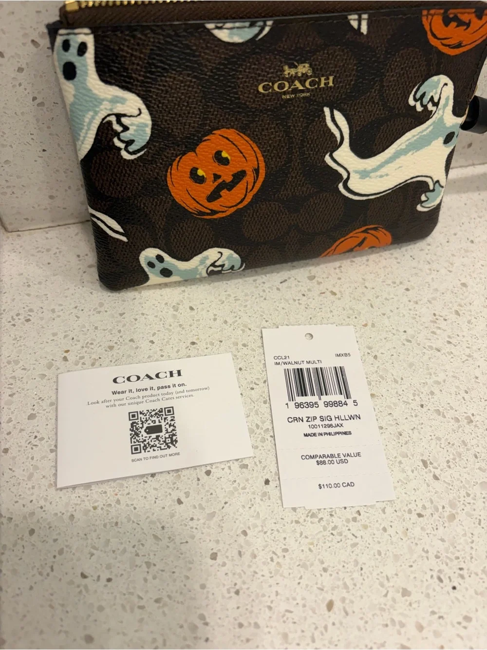 Coach wristlet playful