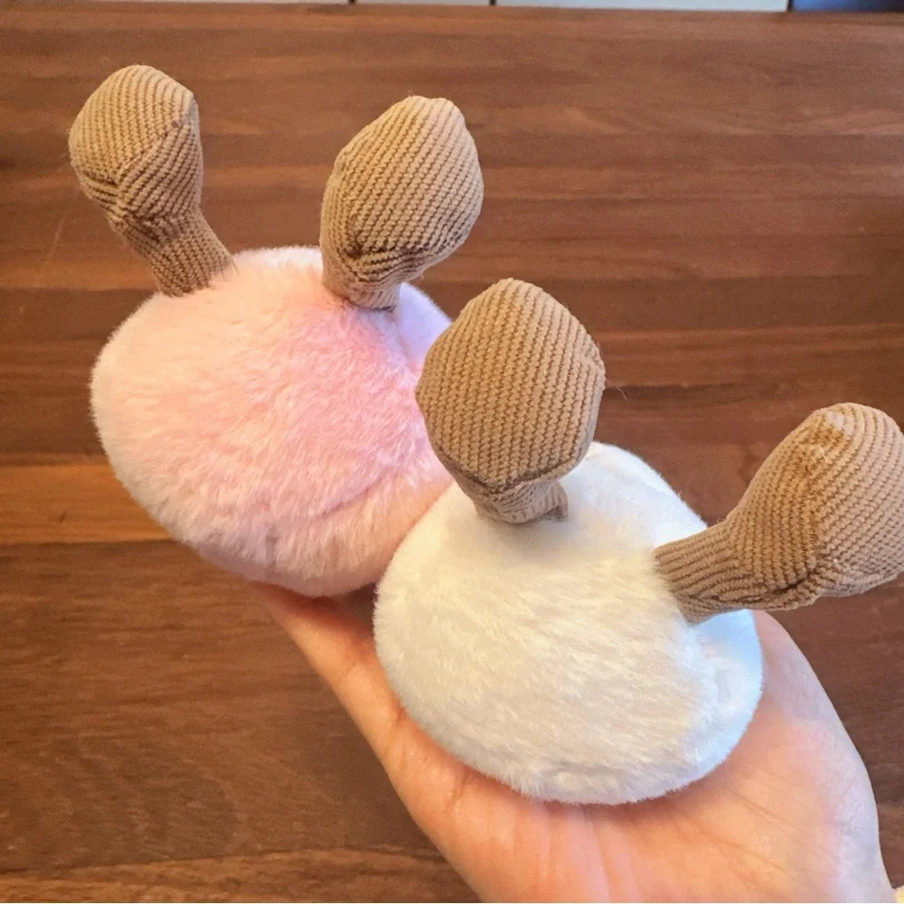 Pair of Marshmallows Plush Keychain Cute Kawaii Bag Charm Gift New