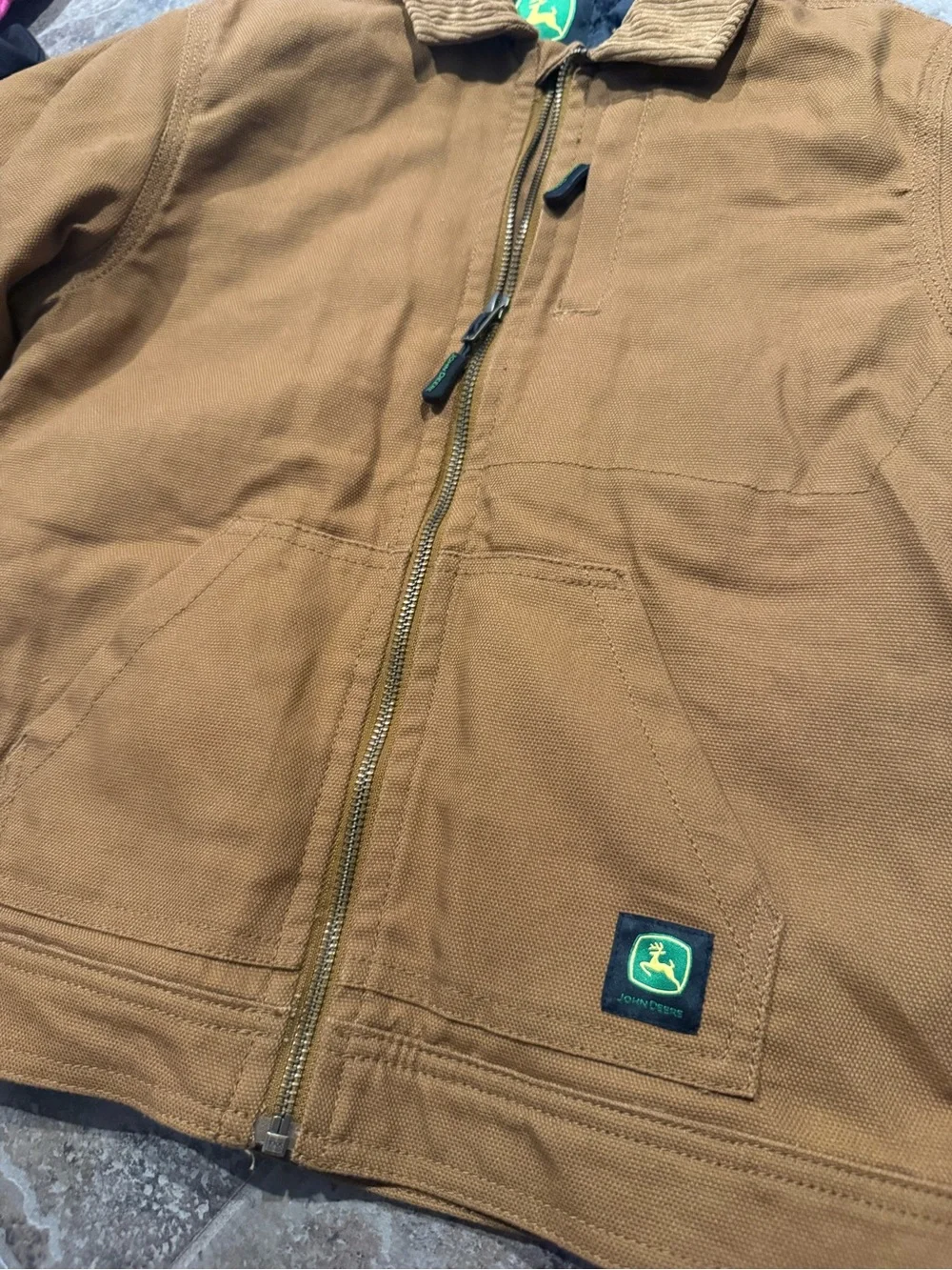 💛John Deere Boys' tractor jacket Bronze