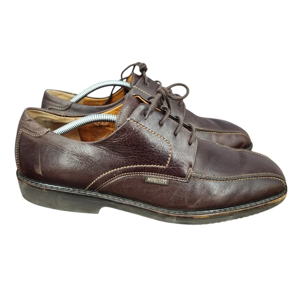 Mephisto Shoes Mens 11.5 Brown Leather Walking Oxford‎ Derby Comfort $429