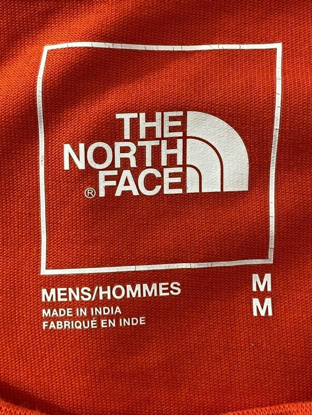 The North Face bold orange