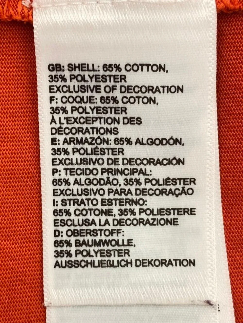 The North Face bold orange