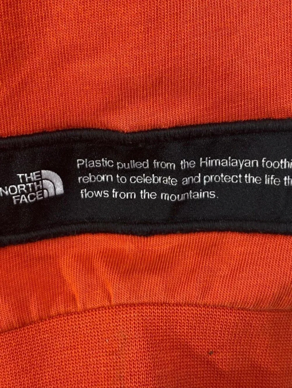 The North Face bold orange