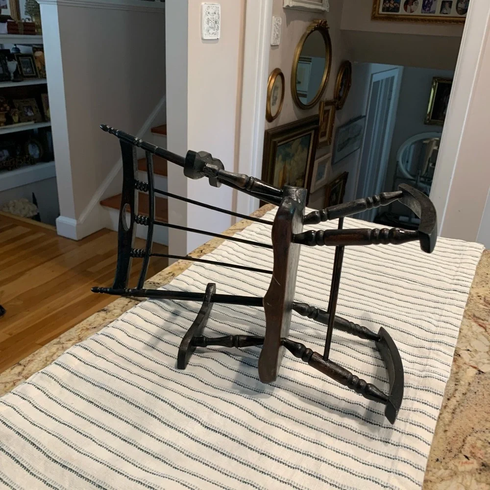 Vintage Wood Doll Rocking Chair