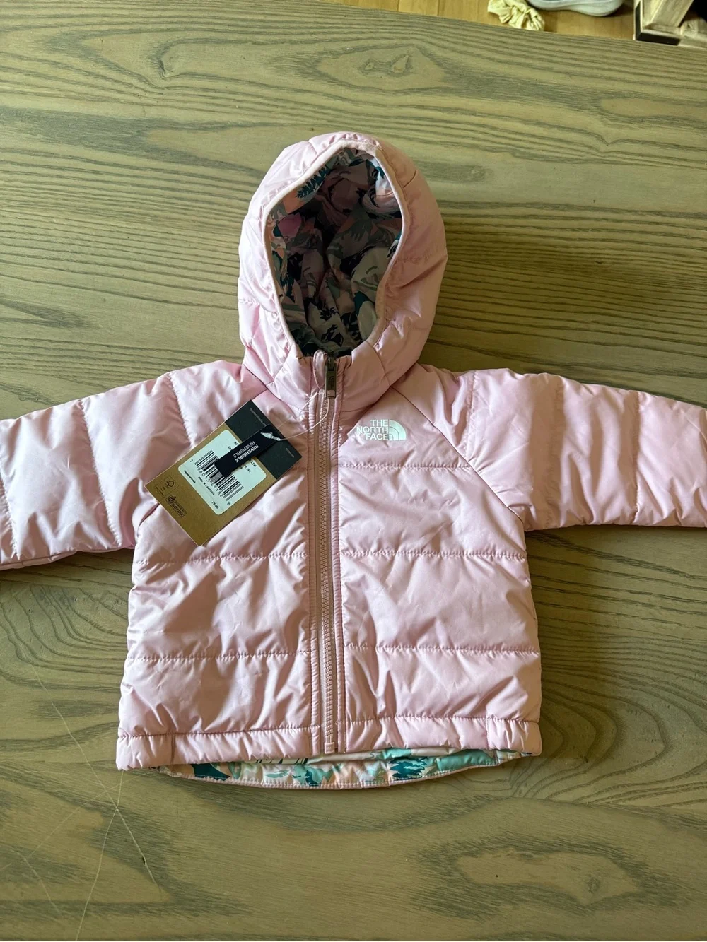 The North Face light pink
