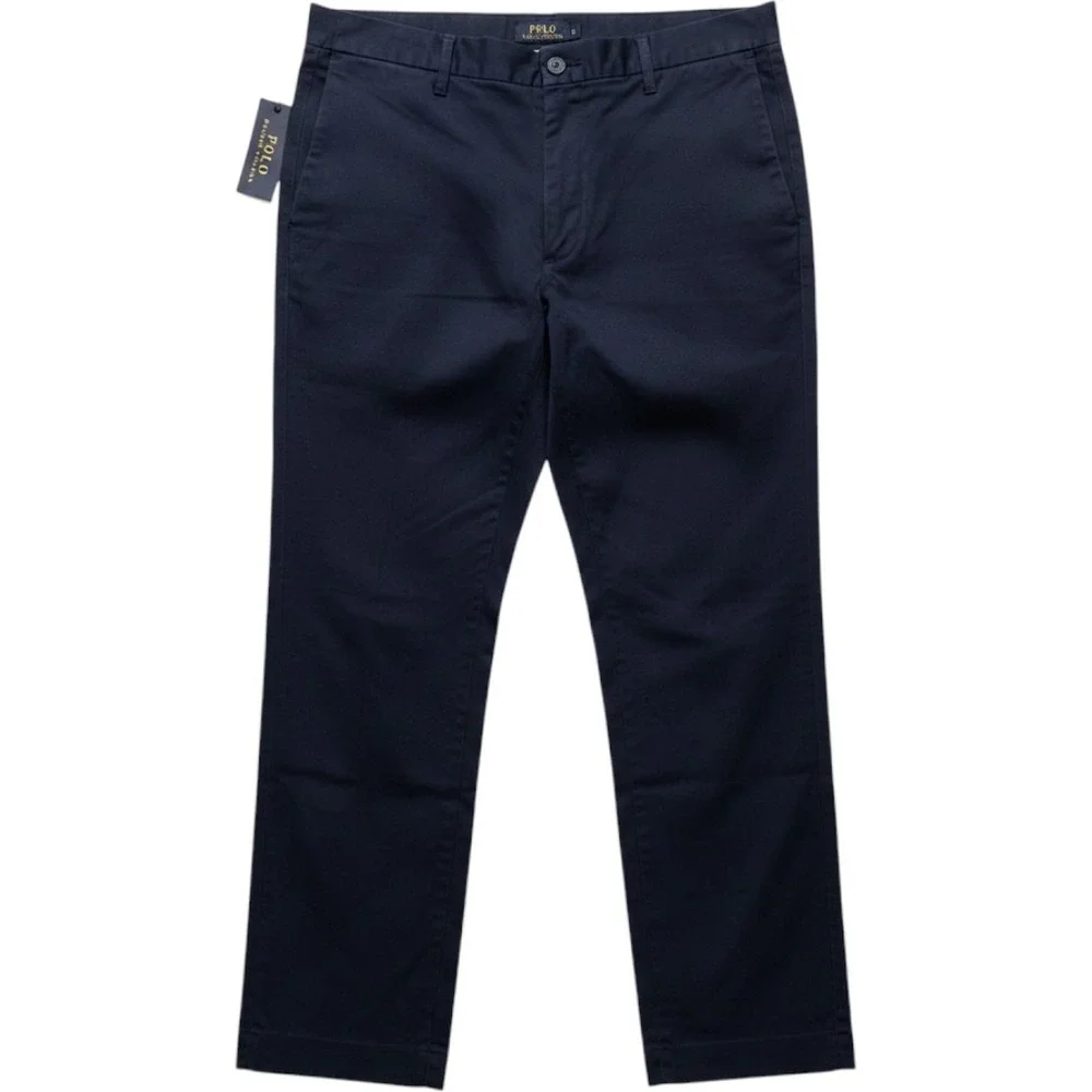 Polo Ralph Lauren Mens Stretch Slim Fit Chino Pants Navy Blue 36x30 NEW MSRP 89
