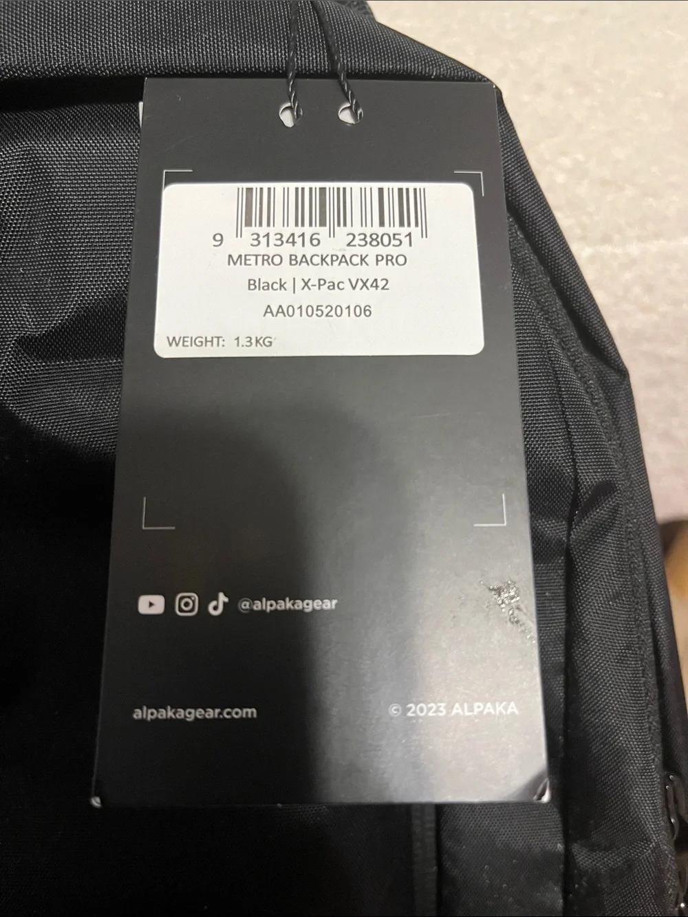 Alpaka metro backpack