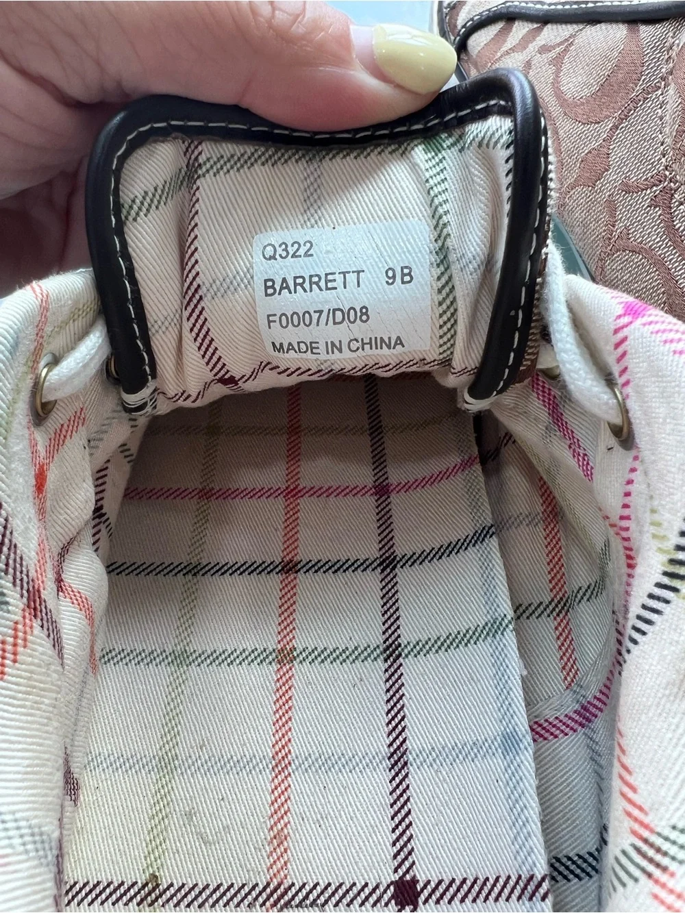 Coach monogram canvas