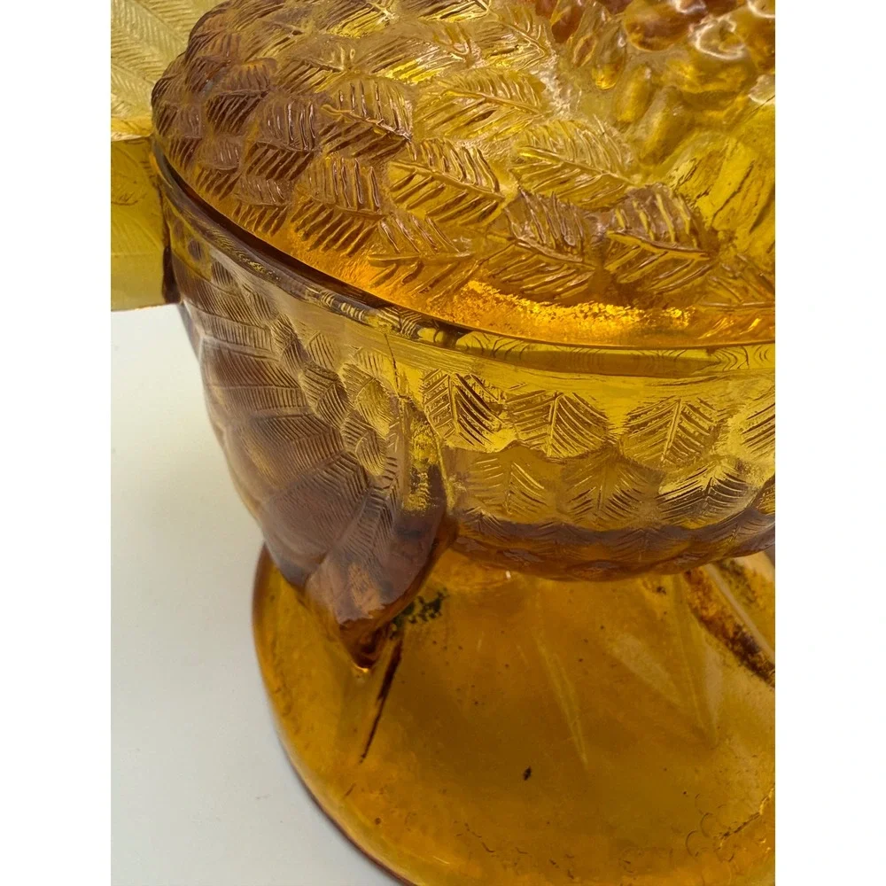 Unbranded amber pressed