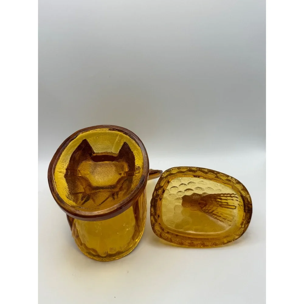 Unbranded amber pressed