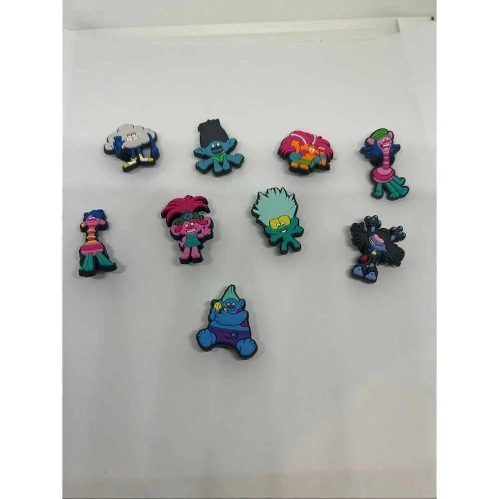 9pc Trolls Shoe/Bag Charm Set 🌈🎶💖
