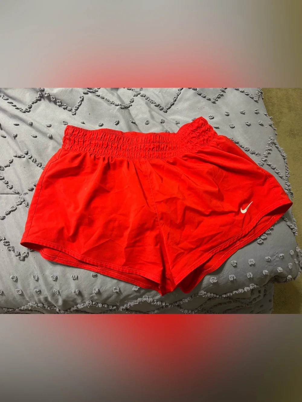 Nike Red Women's Athletic Running Shorts