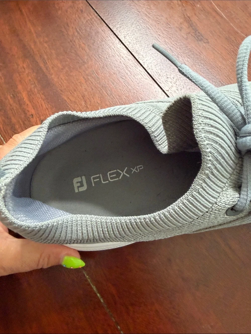 Men's Gray Footjoy Spikeless Golf Shoes