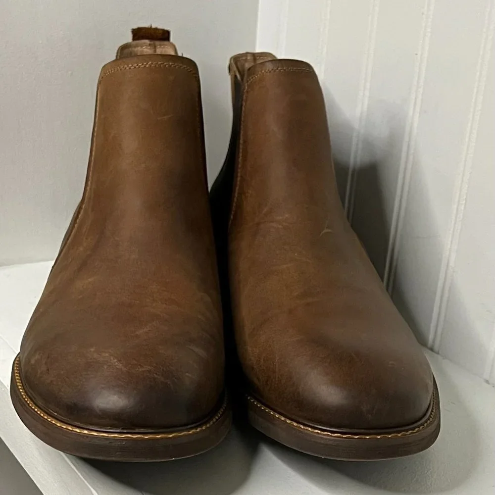 Florsheim Mens Chalet Gore Brown Ankle Boots Size 12 (7784923)