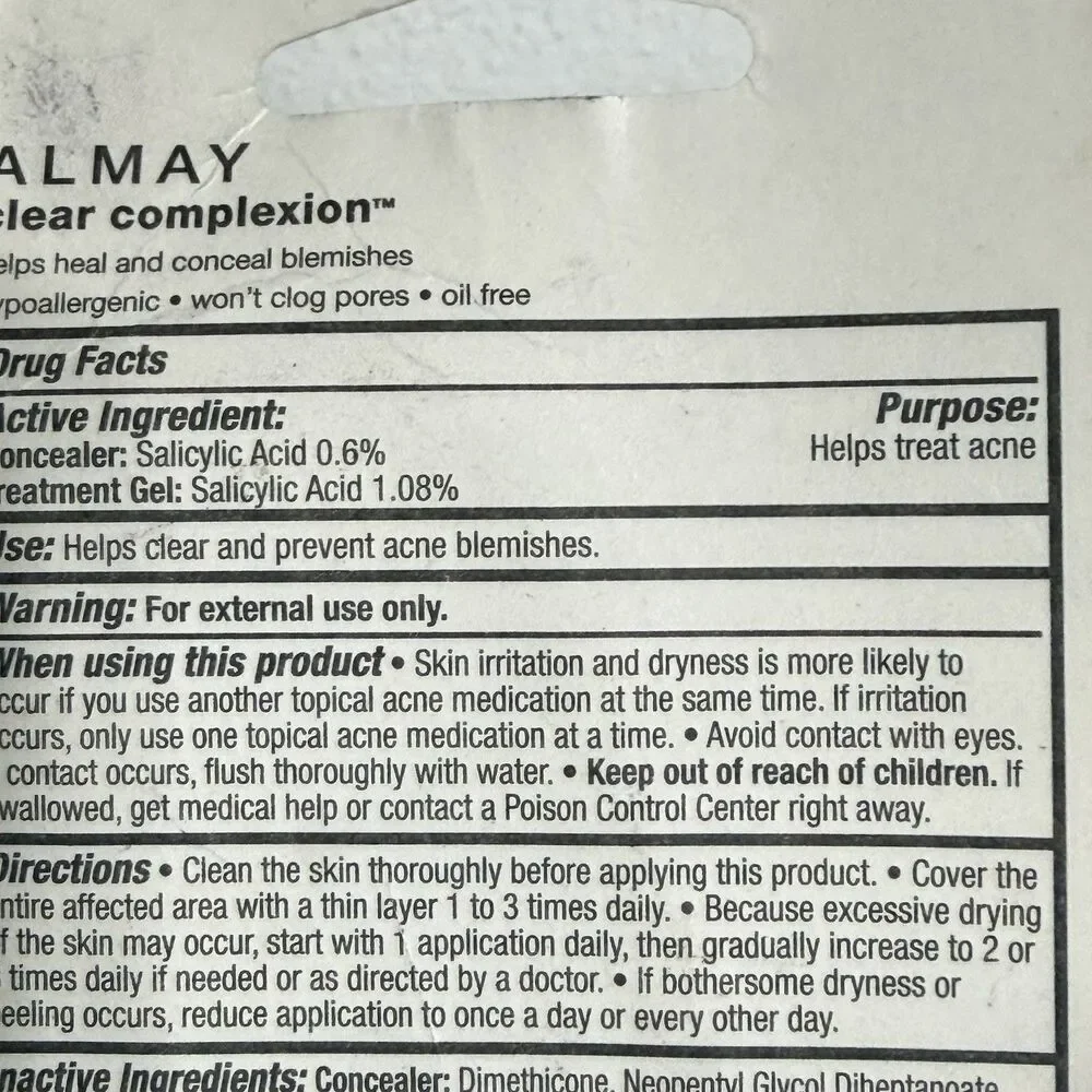 Almay clear complexion
