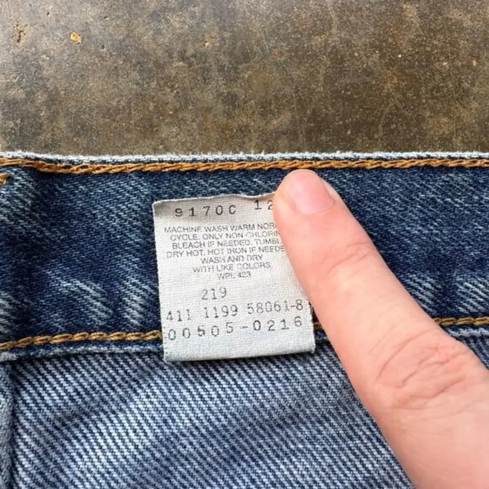 Levis worn vintage