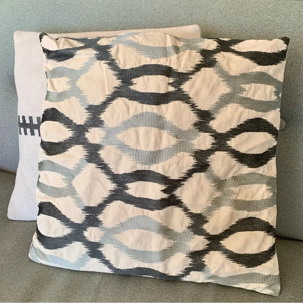 West Elm square pillowcase