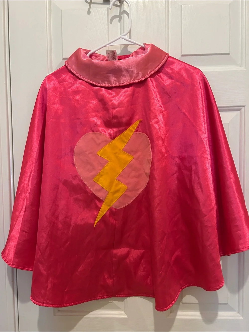 Girls play superhero cape, size 4-6