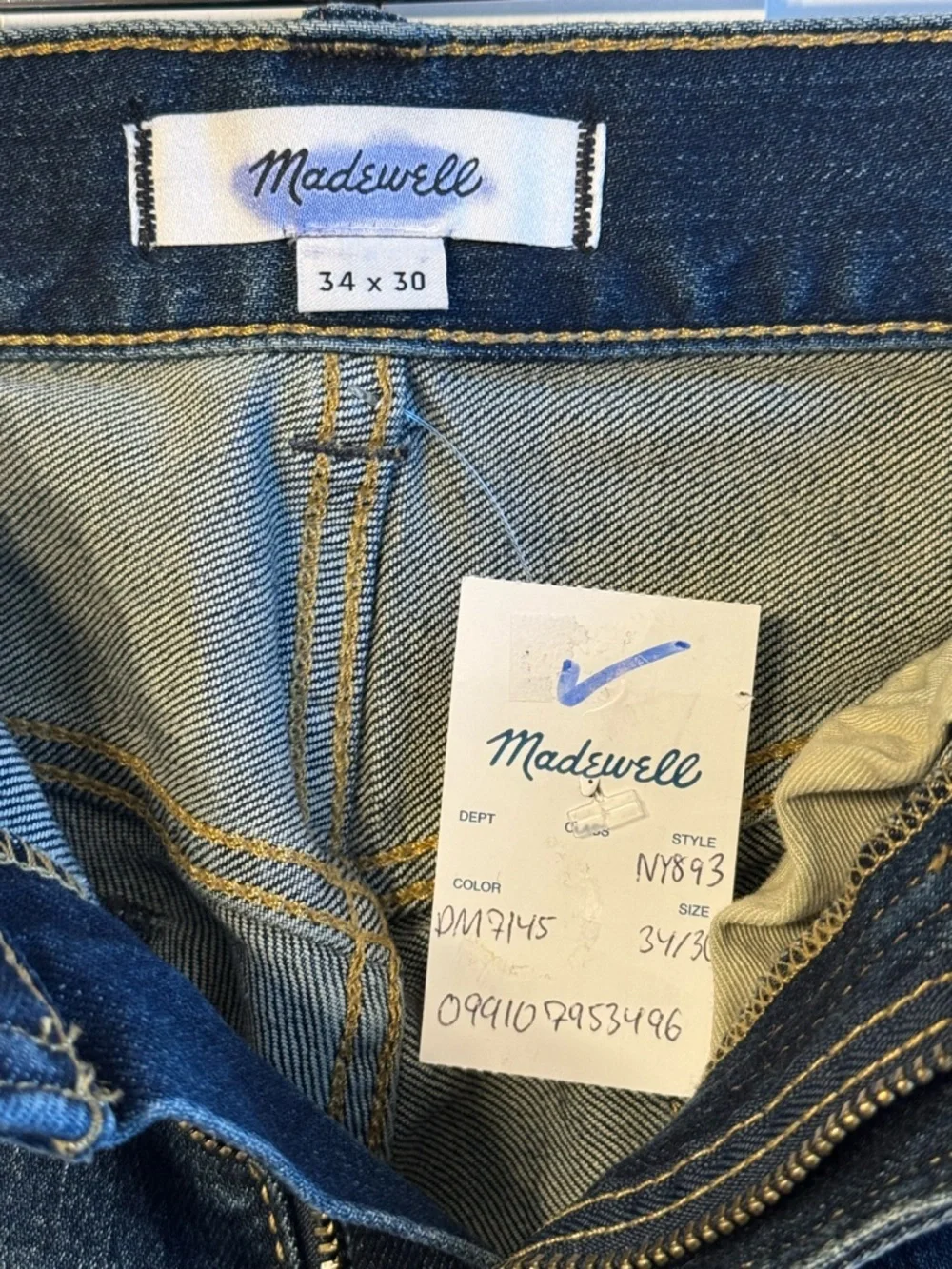 Madewell athletic slim