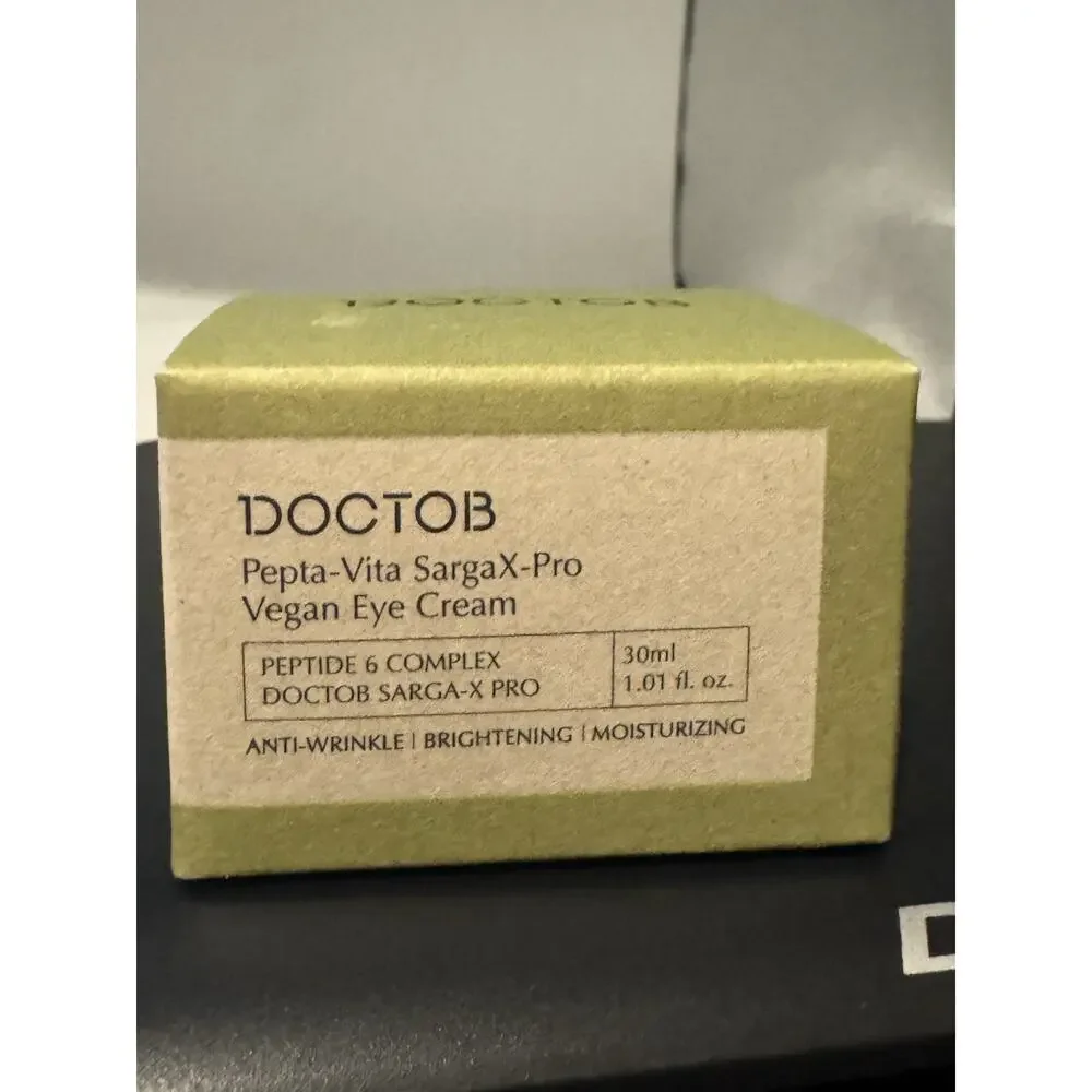 DOCTOB Pepta-Vita SargaX-Pro Vegan Eye Cream 30ml Cruelty Free NIB Exp 11/2027