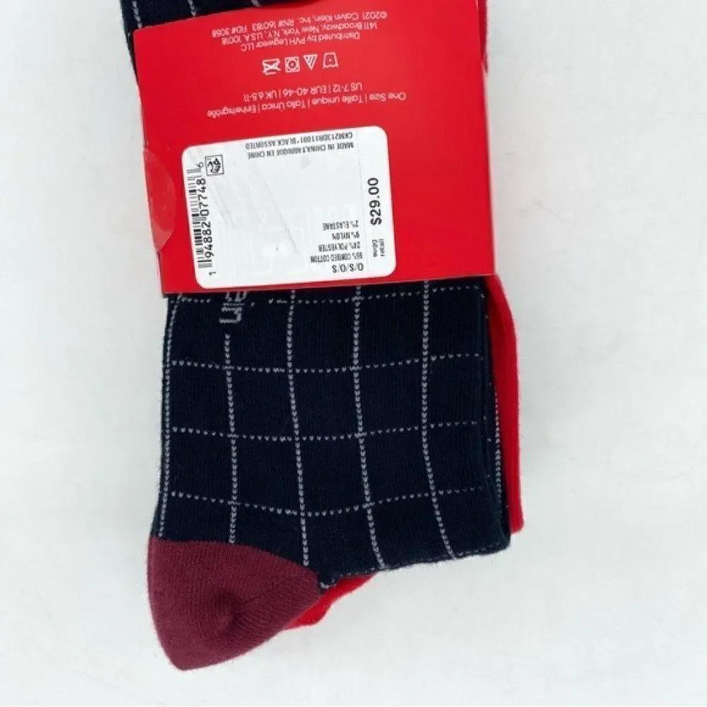 Calvin Klein Men's Combed Cotton Crew Socks 4 Pack New