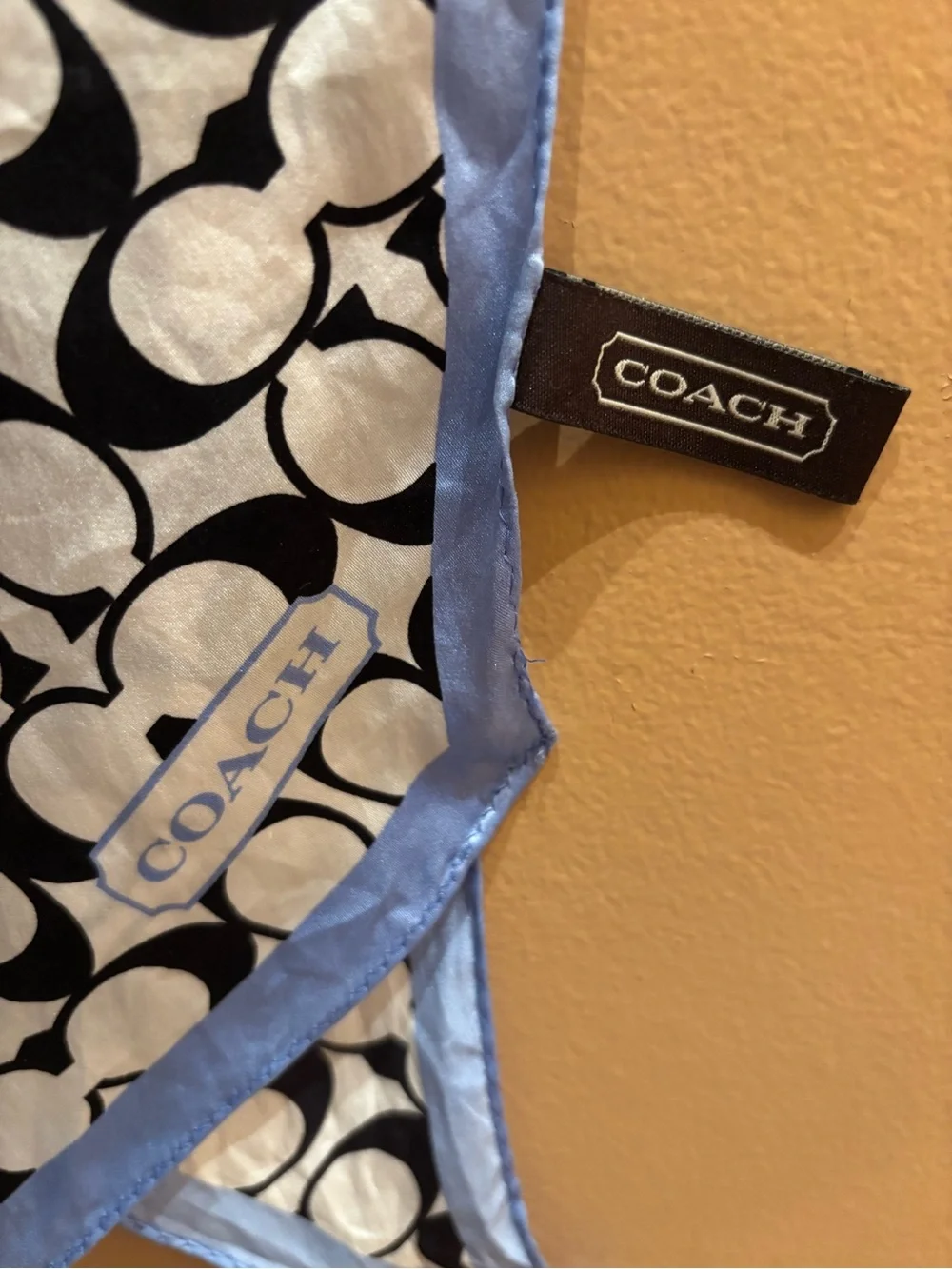 Coach silk scarf