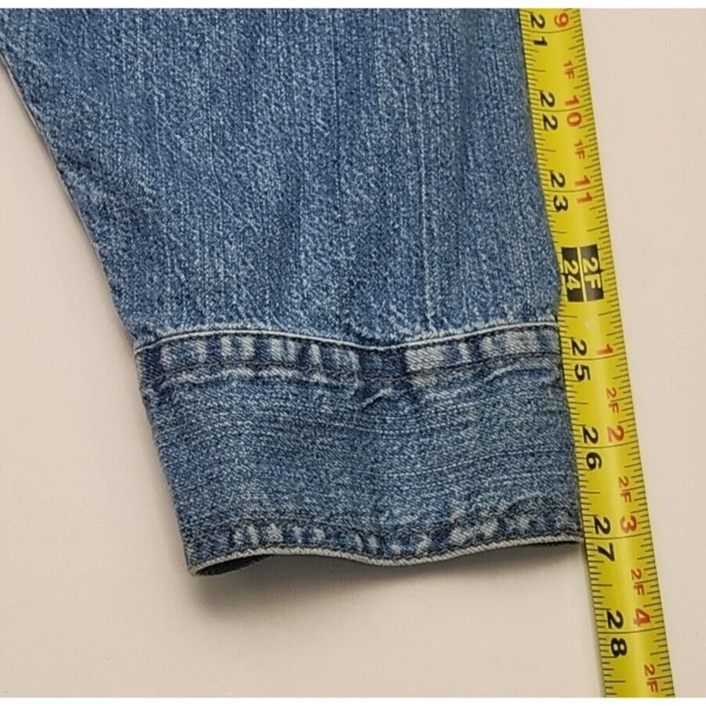 Levi's Red Tab Denim Shirt Men Size XL Blue Button Medium Wash Oversized
