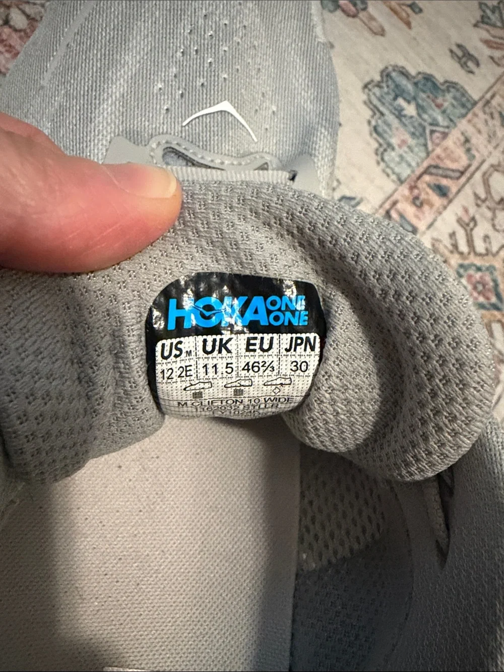 Hoka only worn